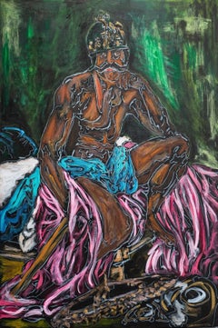 "Marli Black" -- Quadro su tela di John Waltons