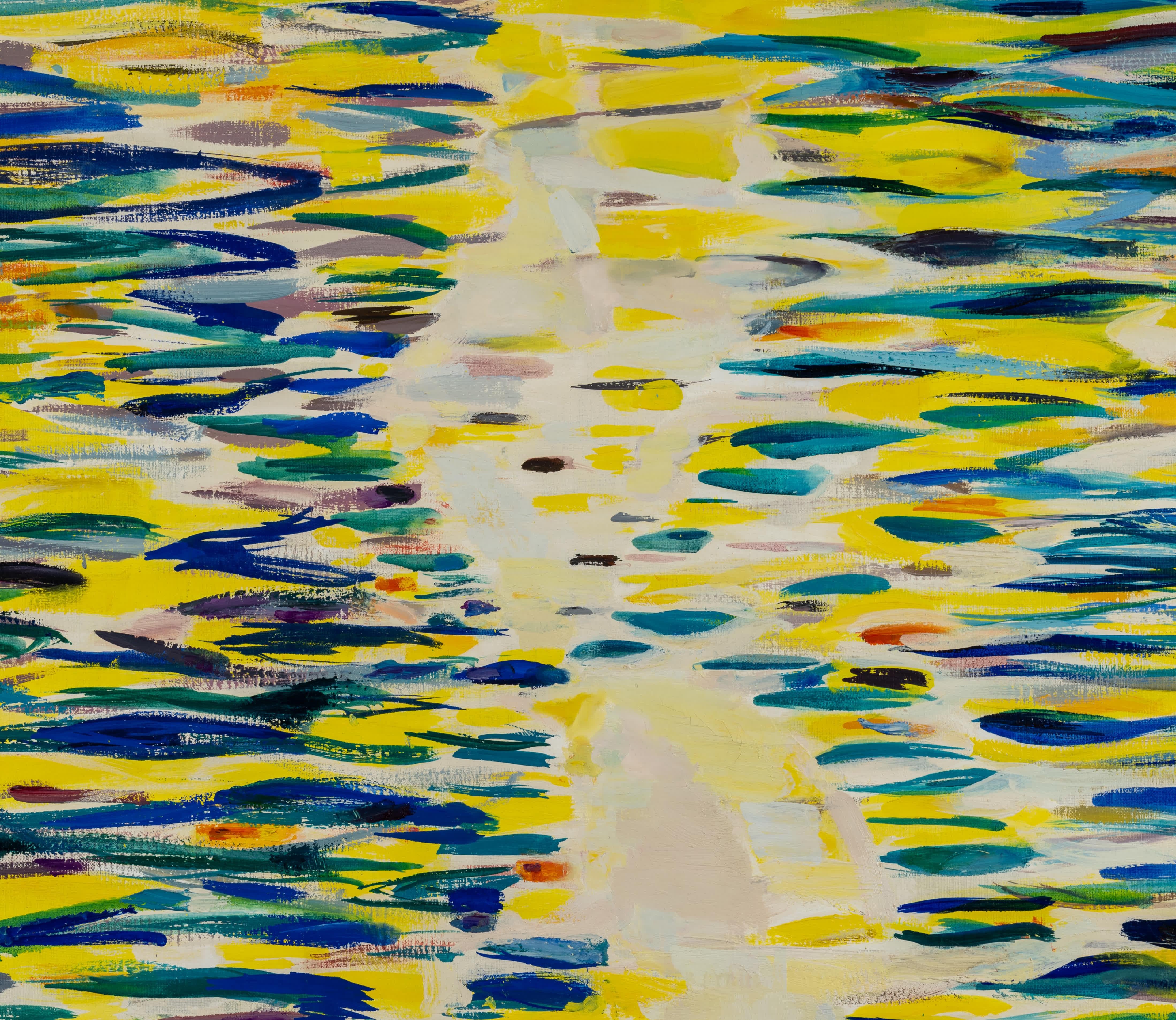 Sunlight on the Water - Abstract Expressionist Painting by John Ivar Berg