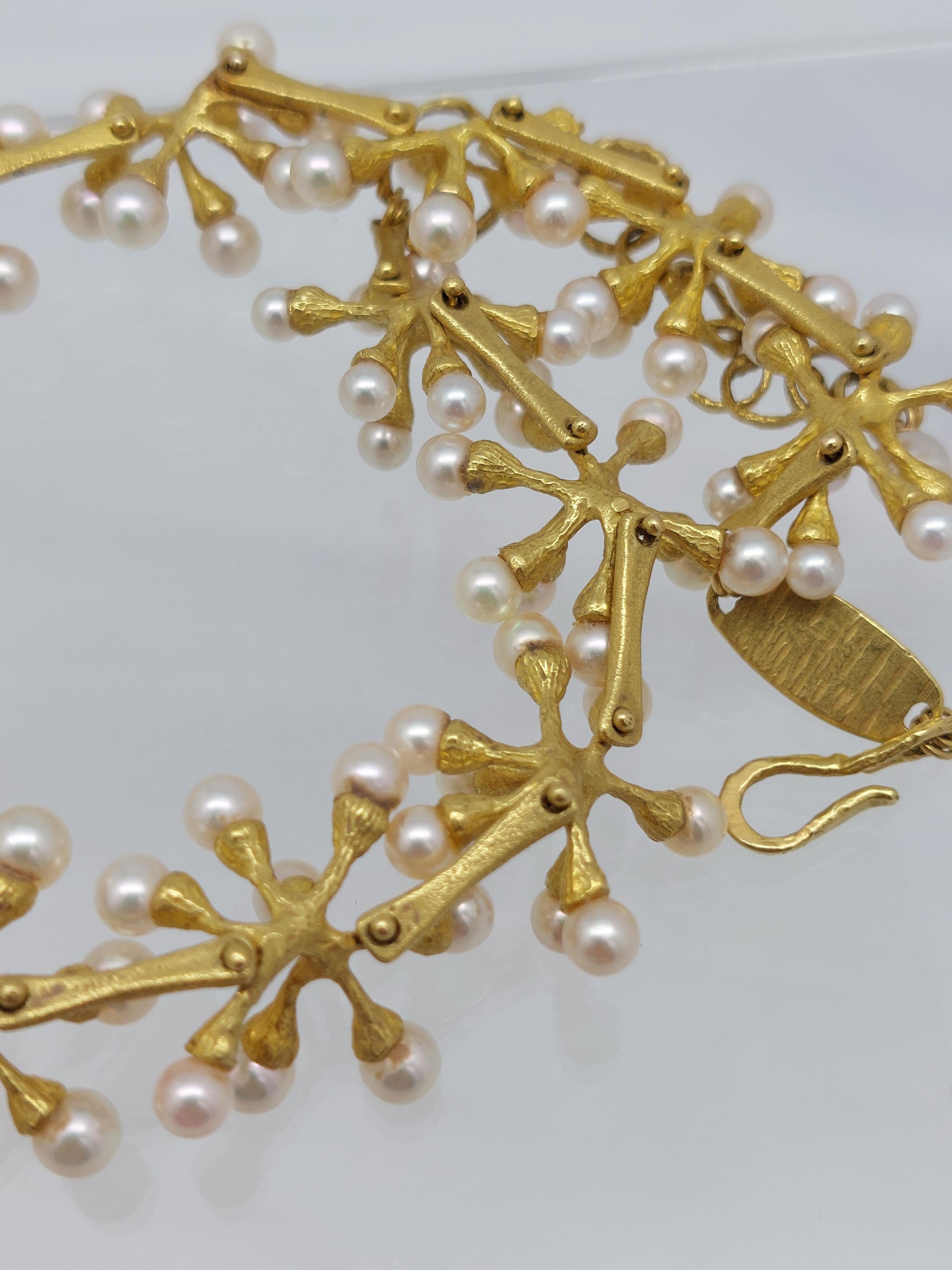 Conjunto de collar y pendientes John Iversen 