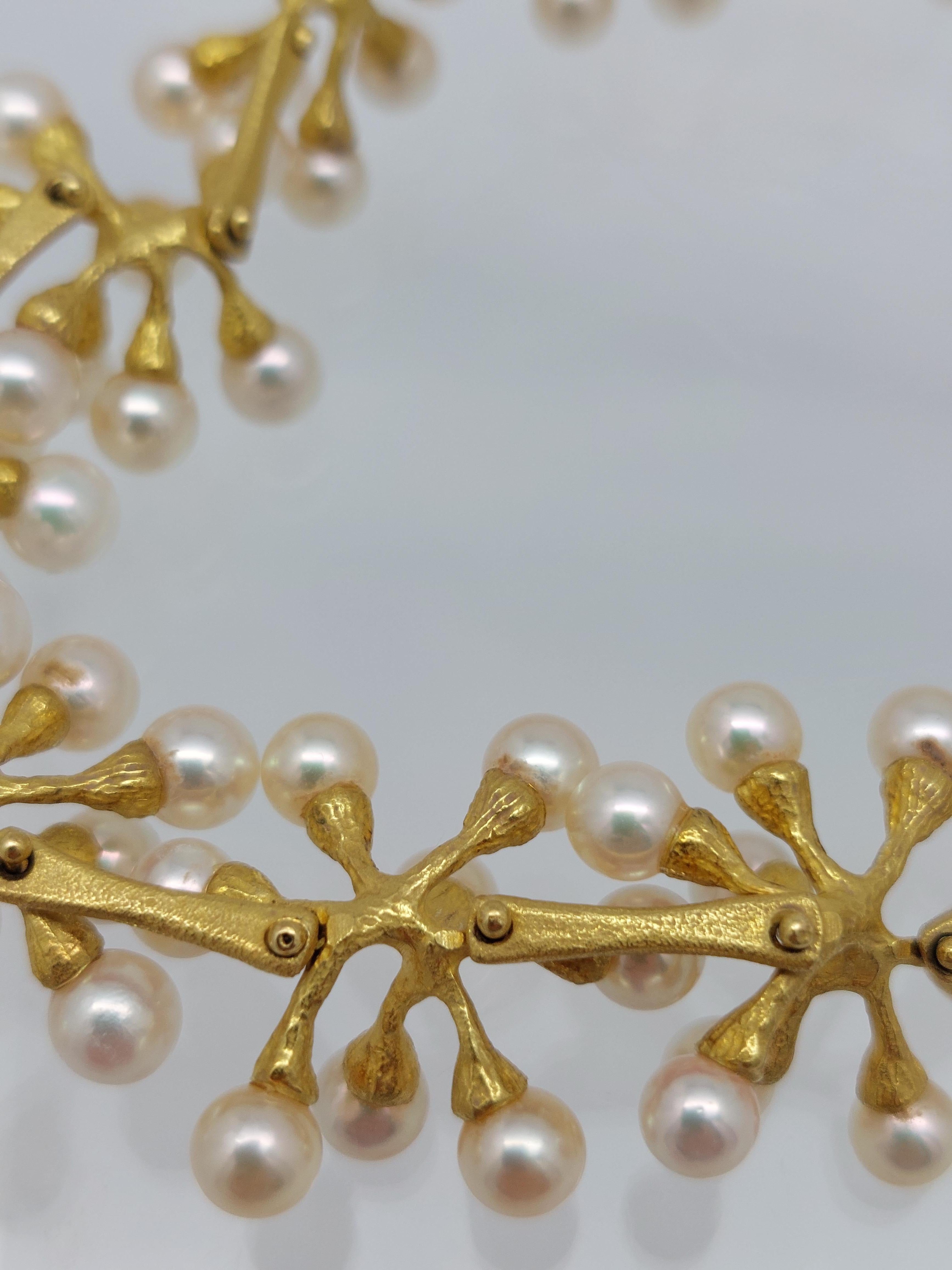 Conjunto de collar y pendientes John Iversen 