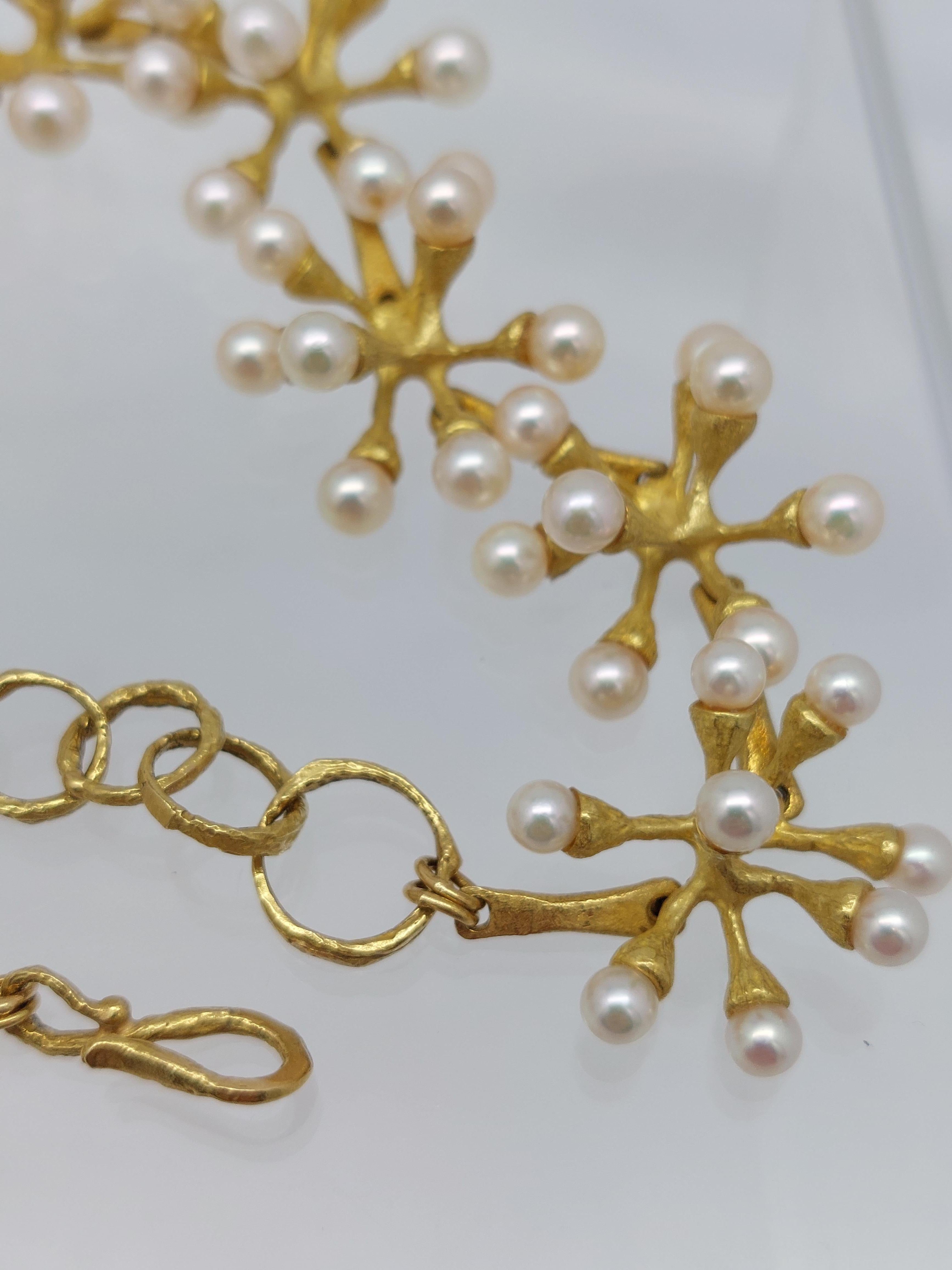 Conjunto de collar y pendientes John Iversen 