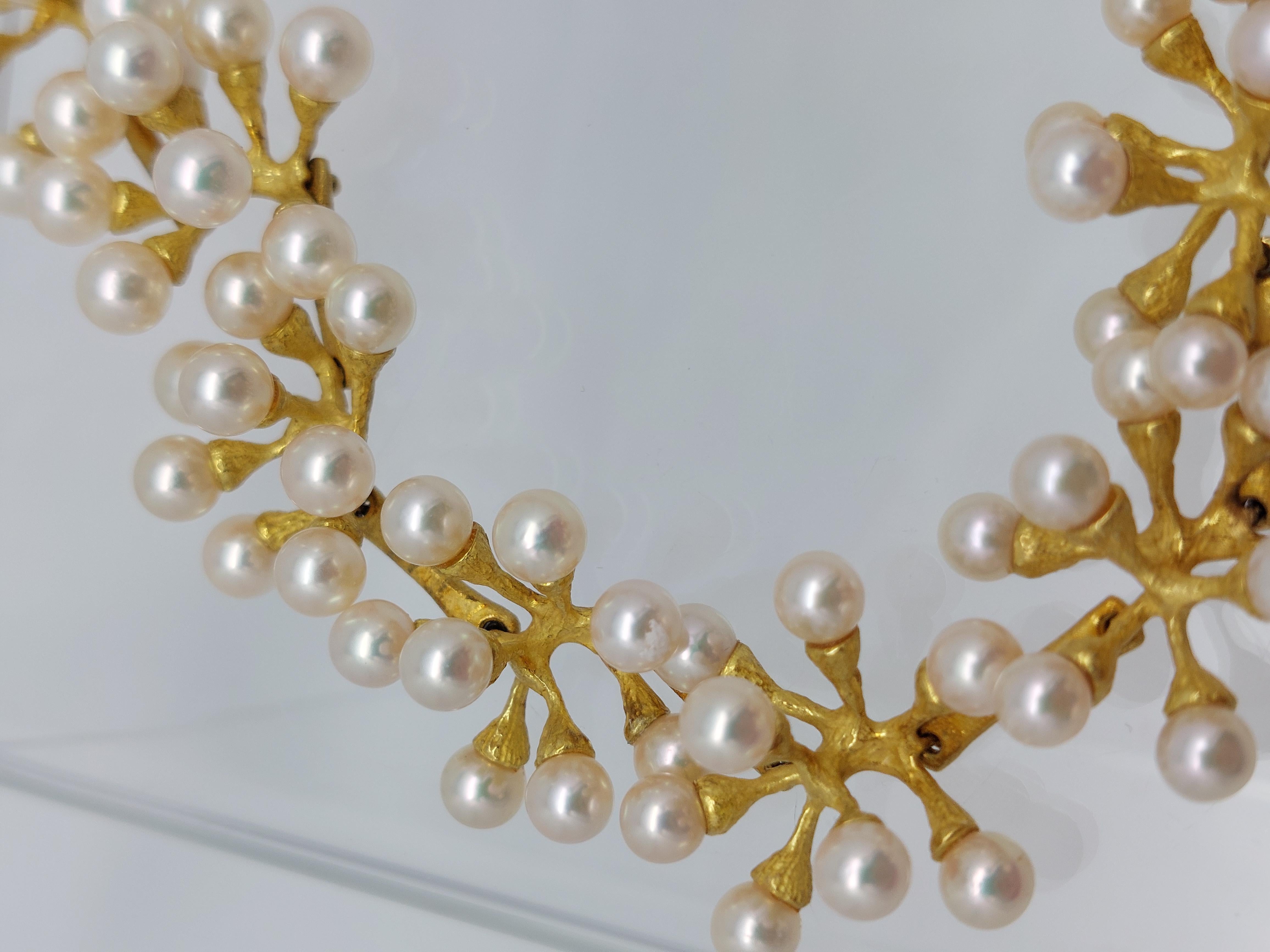 Conjunto de collar y pendientes John Iversen 