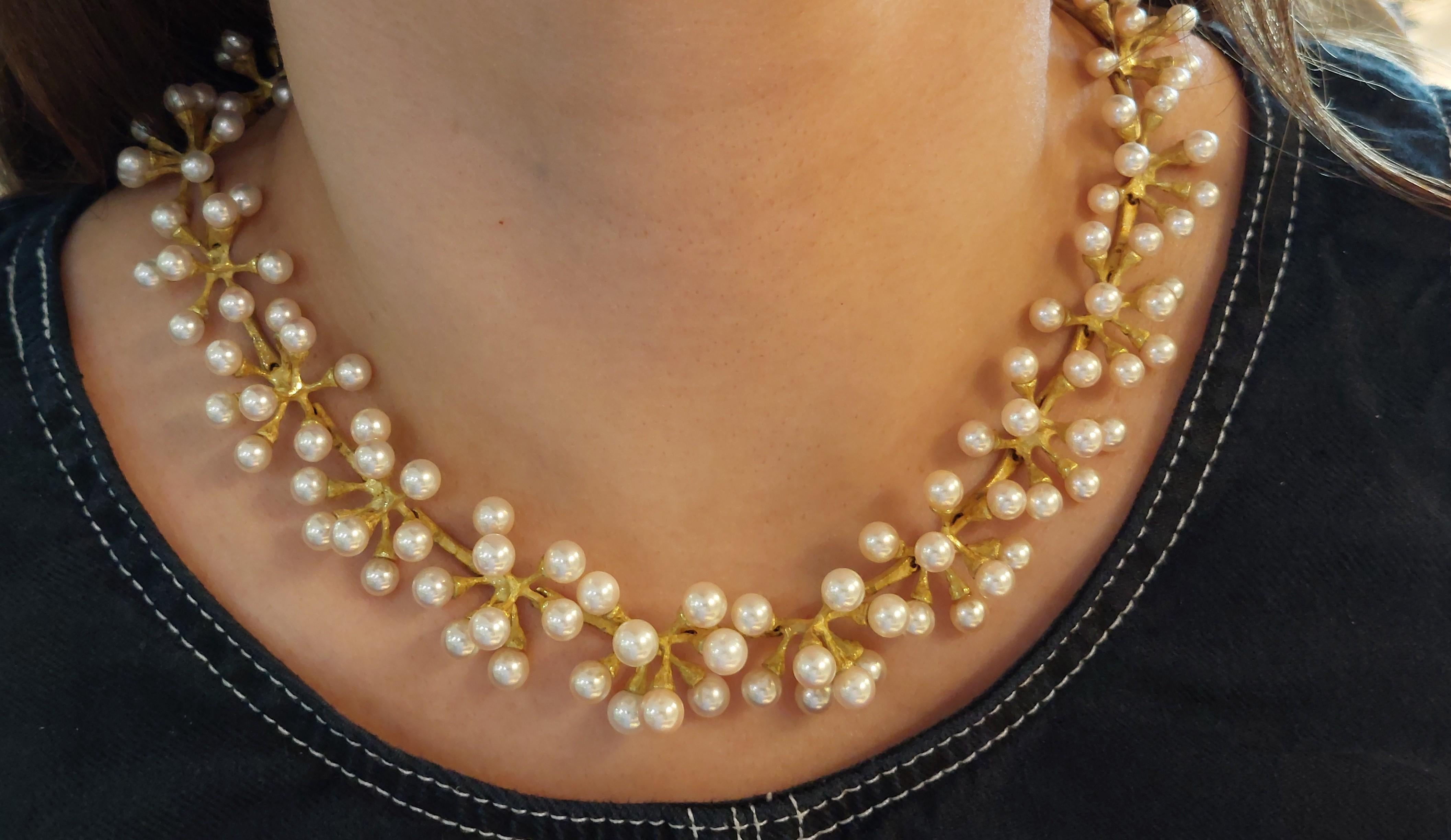 Conjunto de collar y pendientes John Iversen 