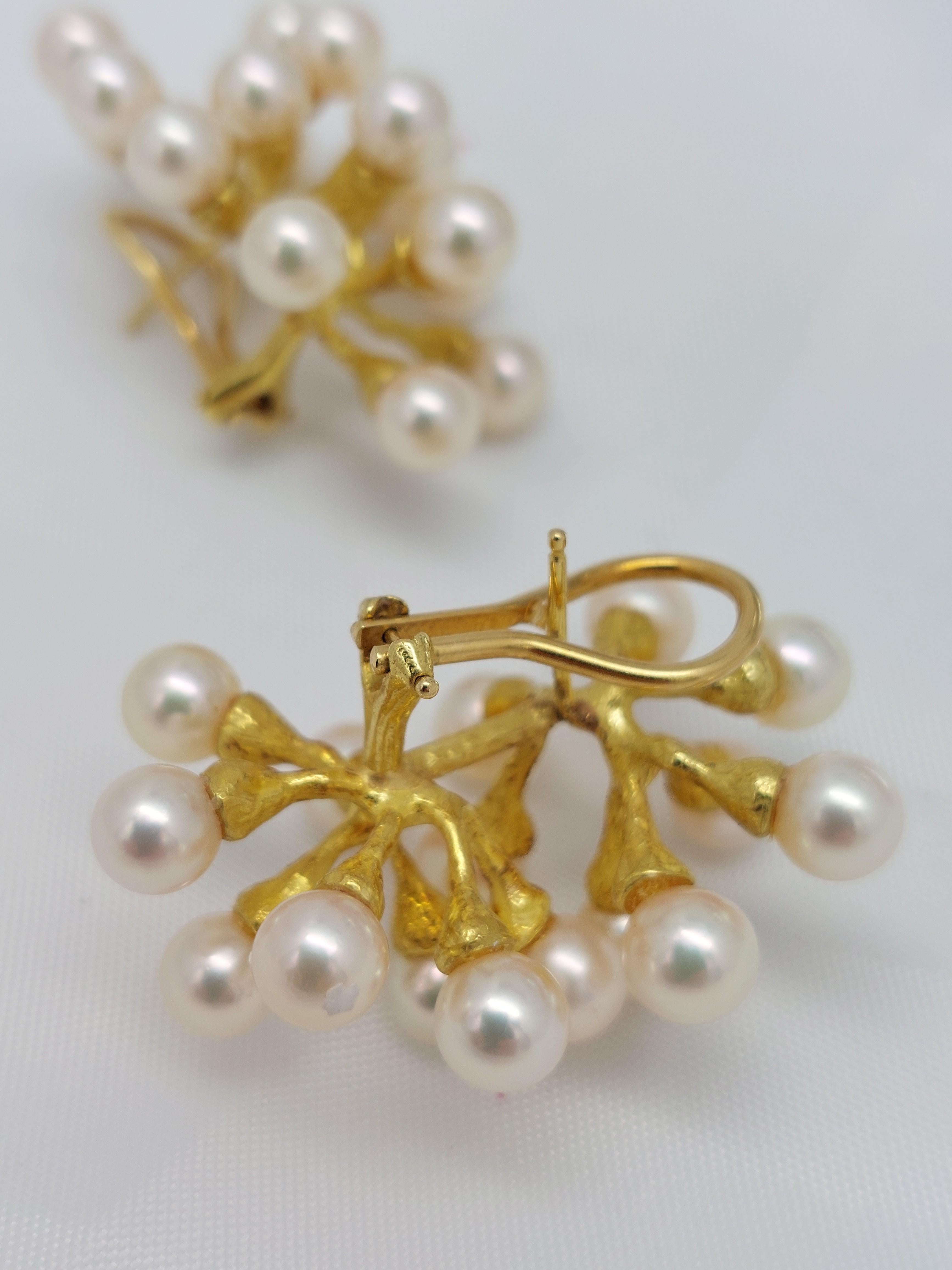 Conjunto de collar y pendientes John Iversen 