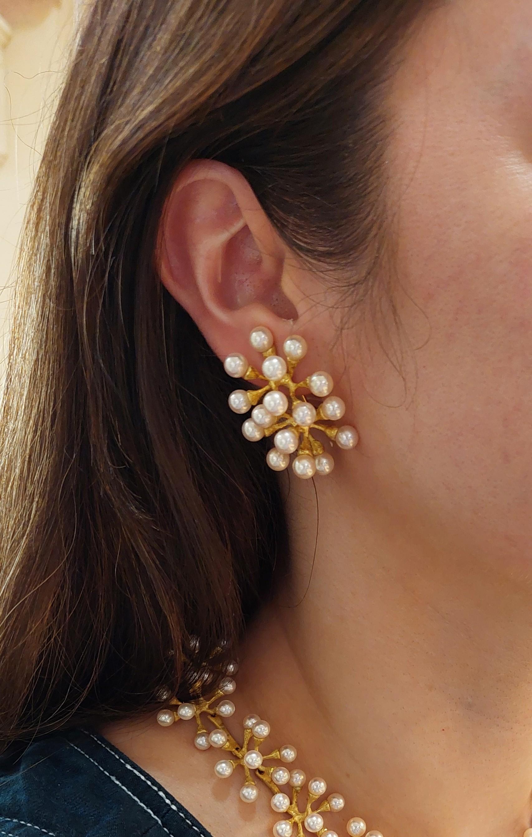 Conjunto de collar y pendientes John Iversen 