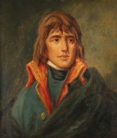 After John J. Masquerier (1778-1855) - Oil, Napoleon Bonaparte as First Consul
