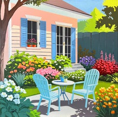 Backyard Hideaway, Original Painting