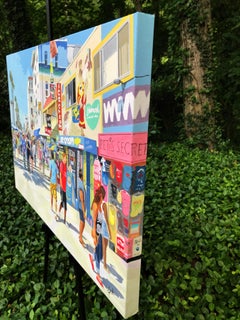 Beach Boardwalk, Original Painting
