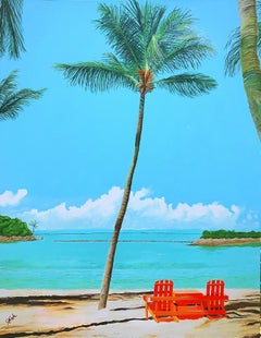 Dreaming of Palm Trees, Original Painting