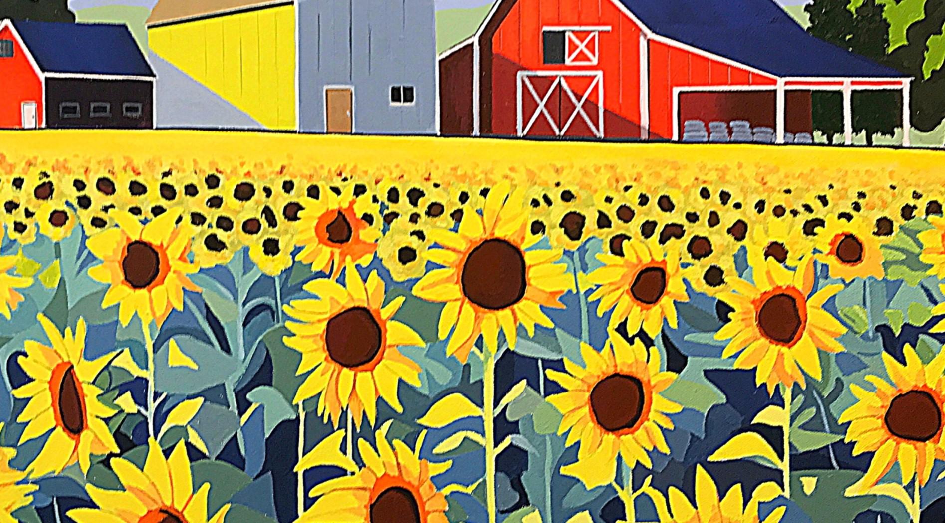 Farming the Sun, Original Painting For Sale 1