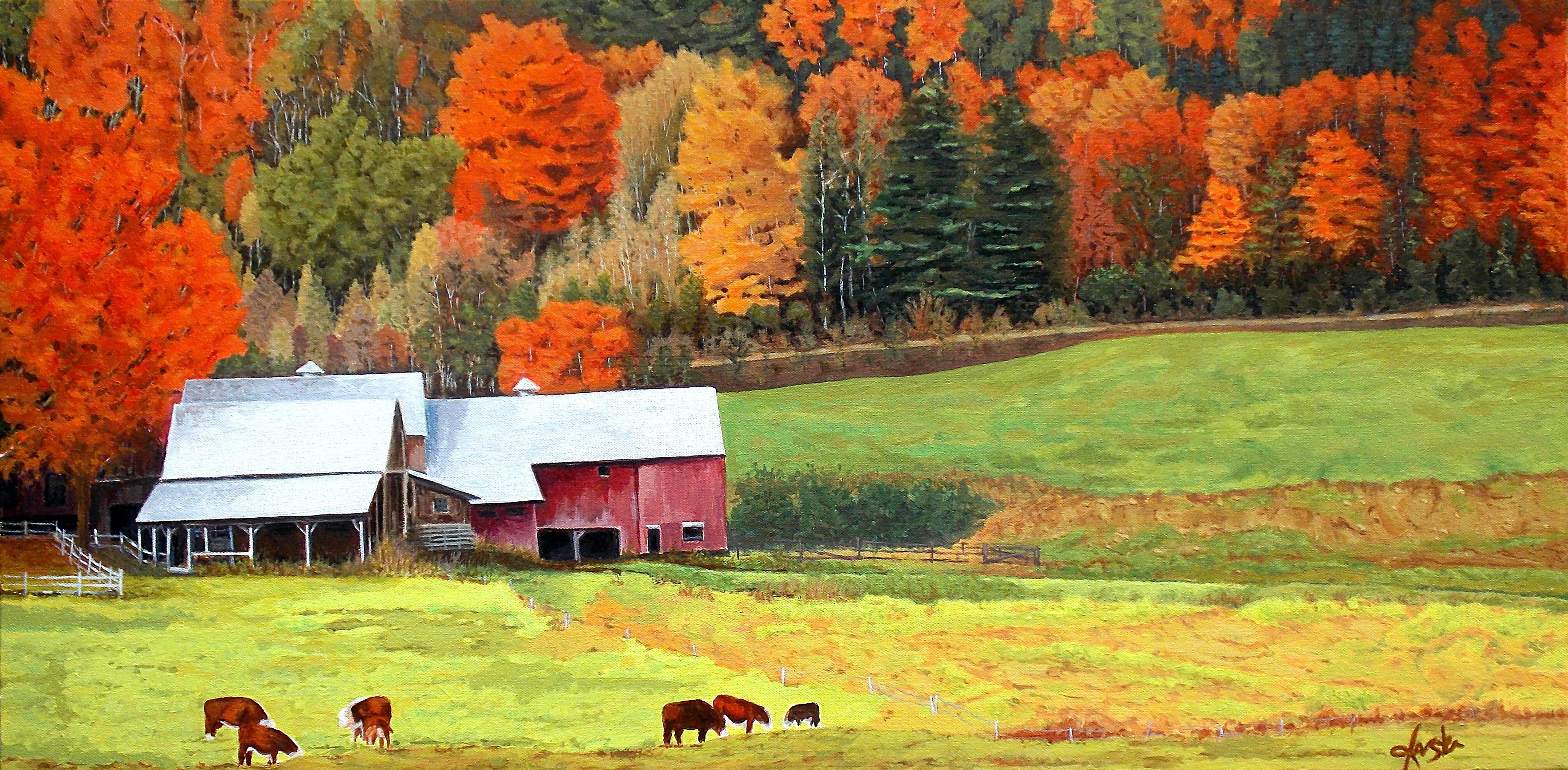 Hidden Valley Ranch, Original Painting - Art by John Jaster