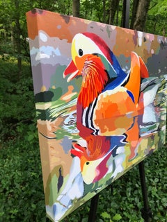 Mandarin Glide, Original Painting