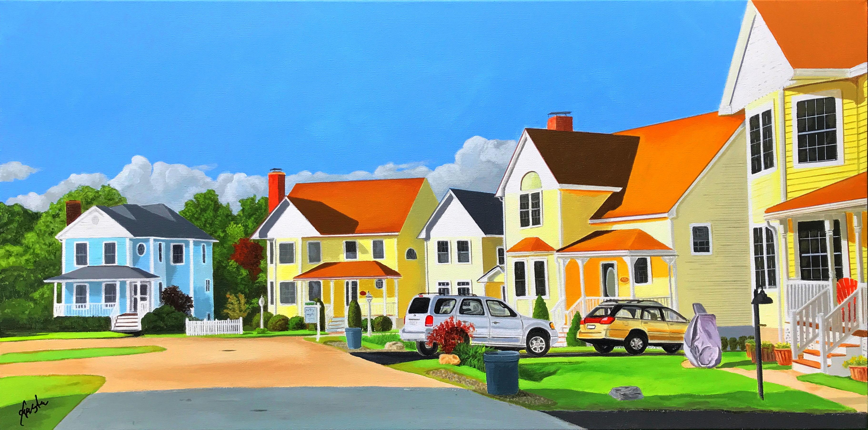 « The Suburbs », peinture originale