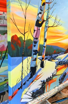 Winter's Glow, Original Painting