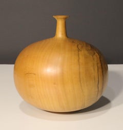 John Jordan Vase aus gedrehtem Ahorn