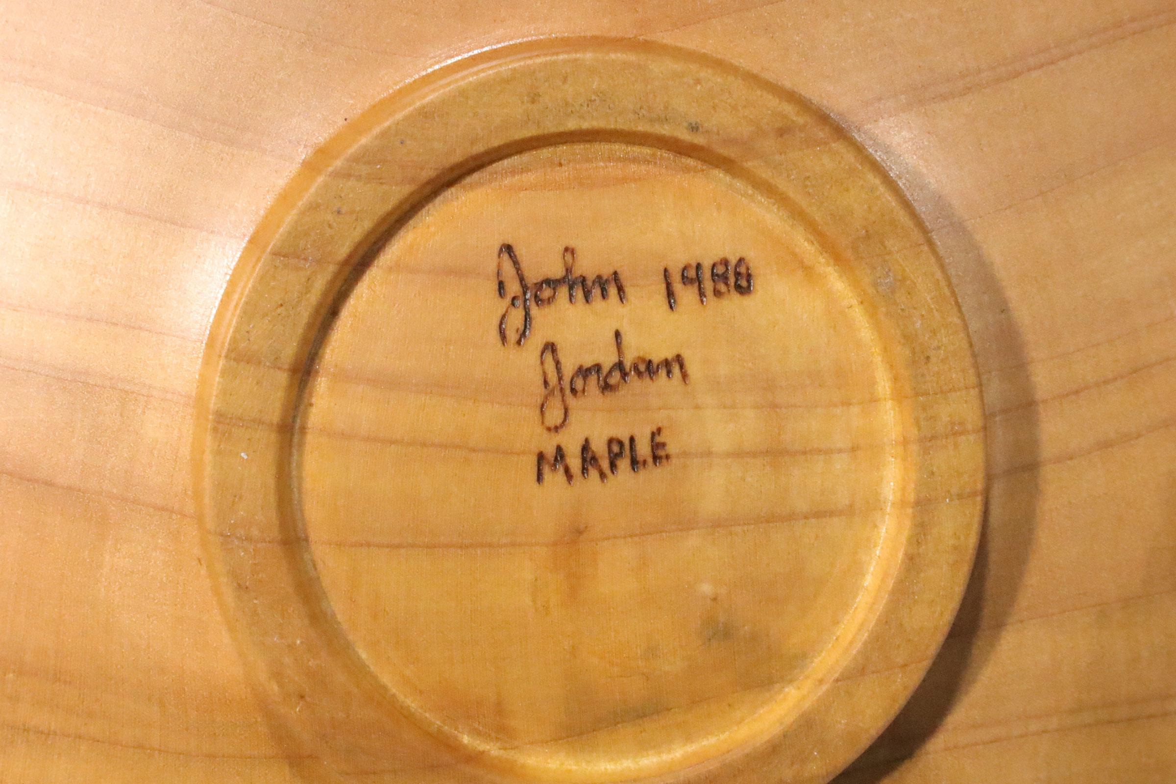 John Jordan Turned Maple Vase In Good Condition For Sale In Dallas, TX