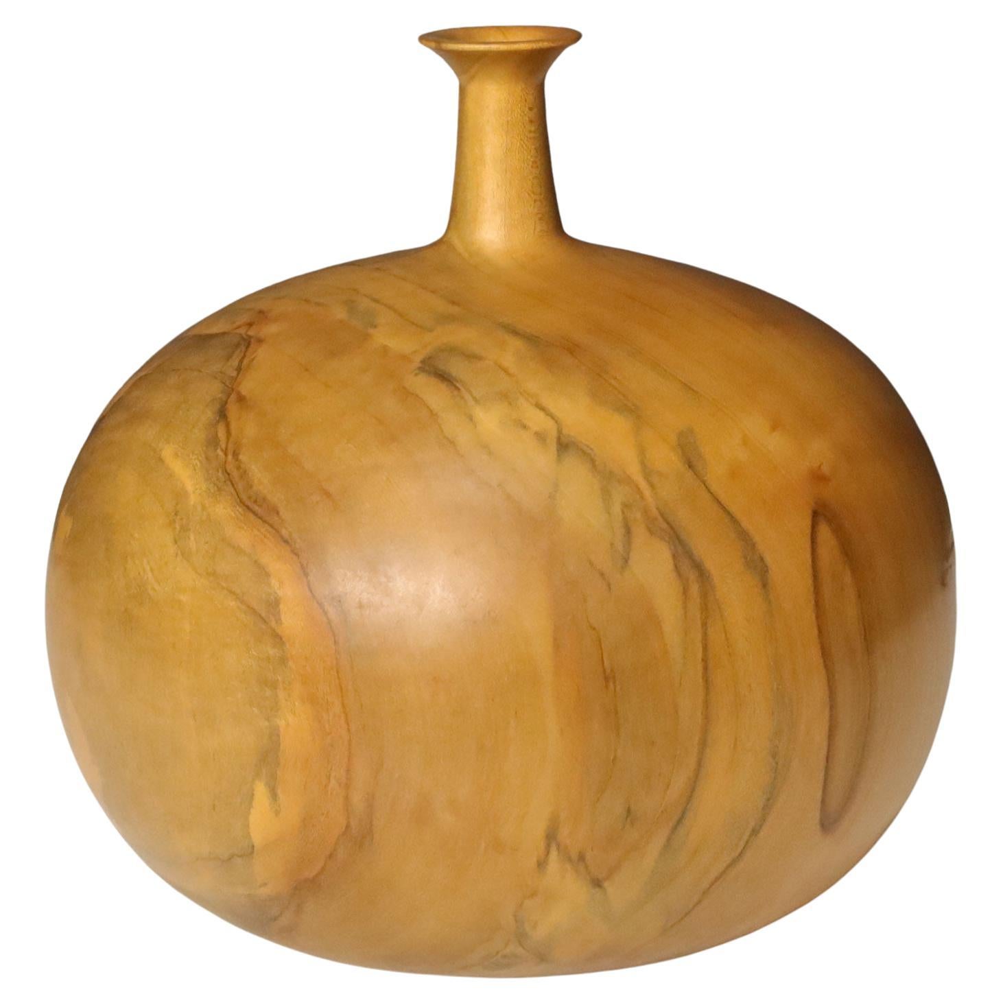 John Jordan Vase aus gedrehtem Ahorn