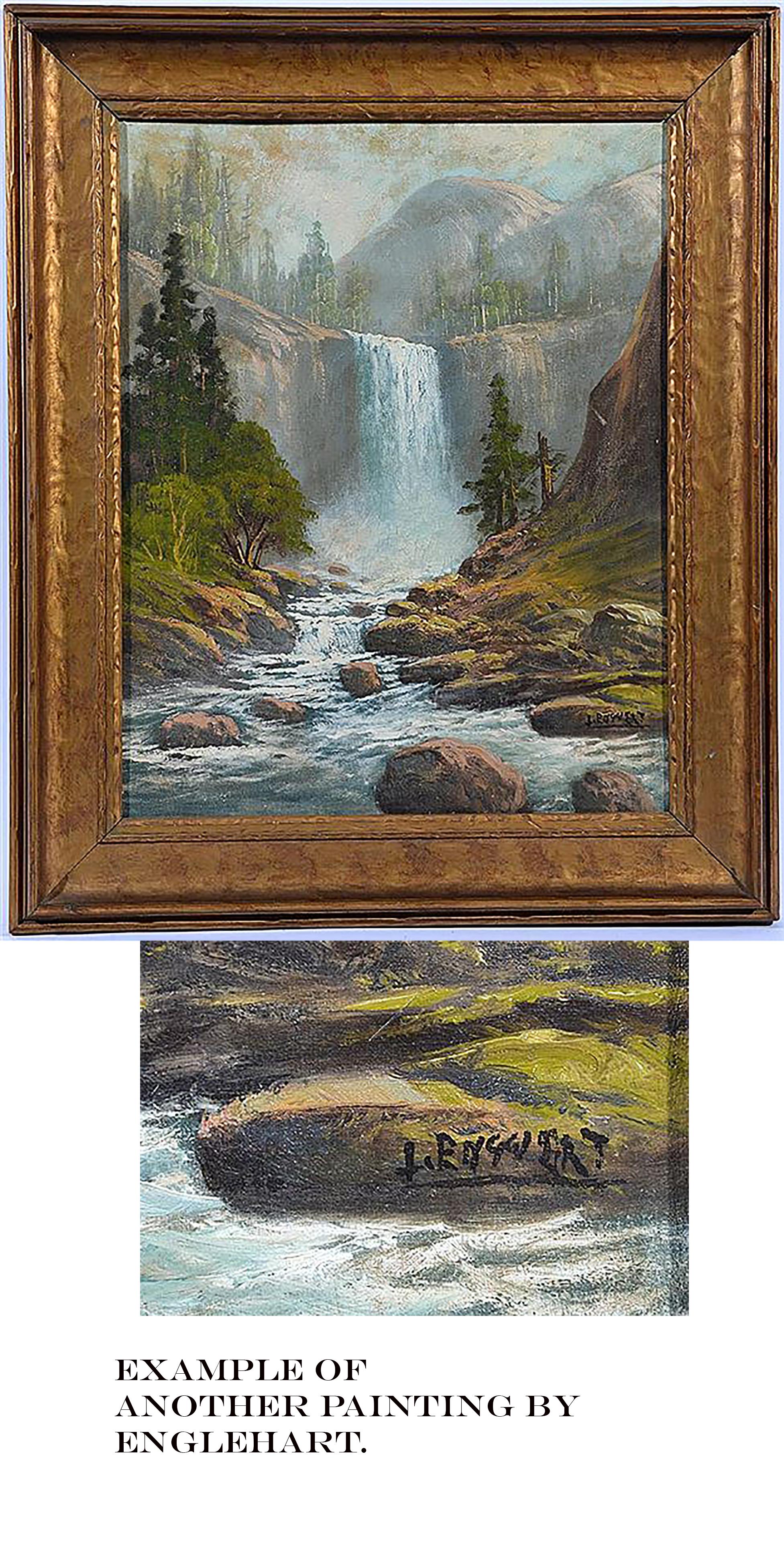 Vernal Falls - Yosemite Waterfall Landscape by John Englehart For Sale 2