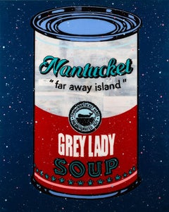 Grey Lady Soup / Nantucket Collage, Mixed Media