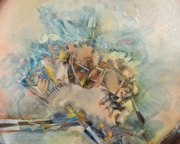 John Joseph “Jack” True 1988 Signed “Oxbow” Abstract Oil on Canvas