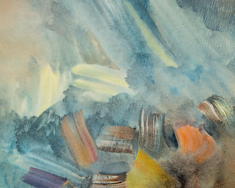 John Joseph “Jack” True 1988 Signed “Oxbow” Abstract Oil on Canvas