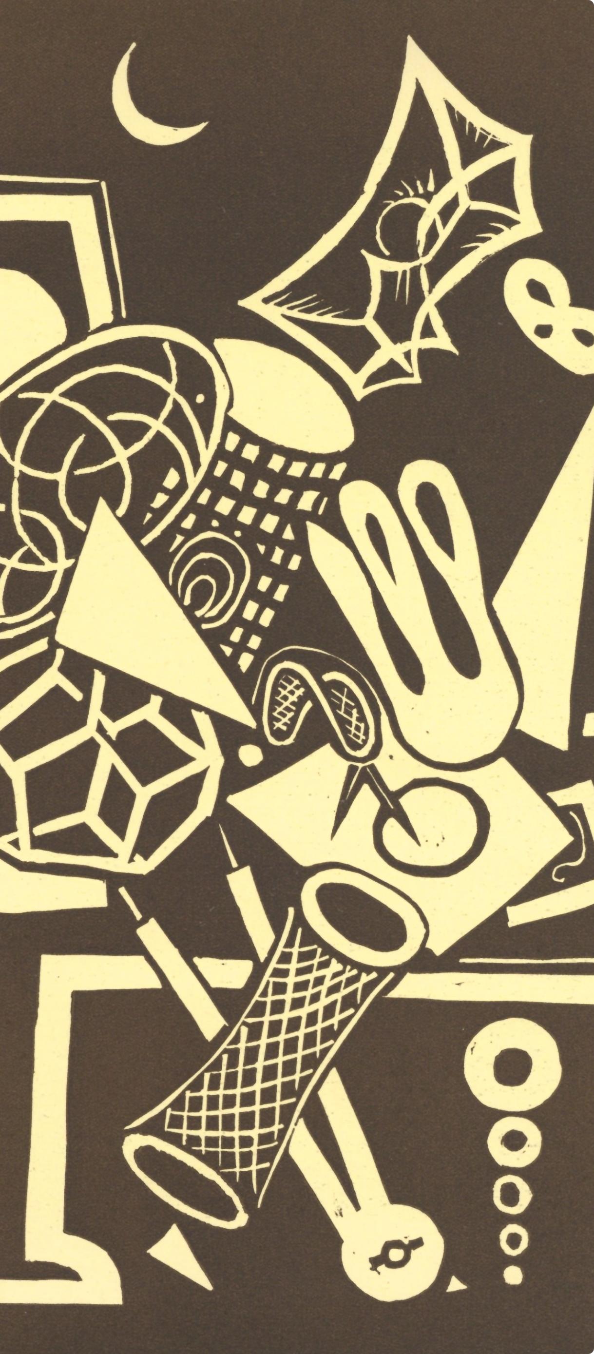 Wardell-Power, L'homme calculateur, XXe Siècle (after) - Surrealist Print by John Joseph Wardell Power 