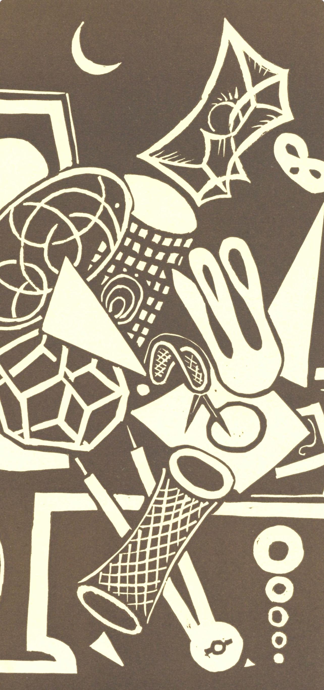 L'homme calculateur, Société internationale d'art XXe siècle (Moderne), Print, von John Joseph Wardell Power