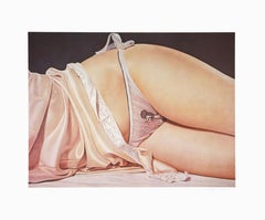 Maija I, Photorealist Lithograph by John Kacere