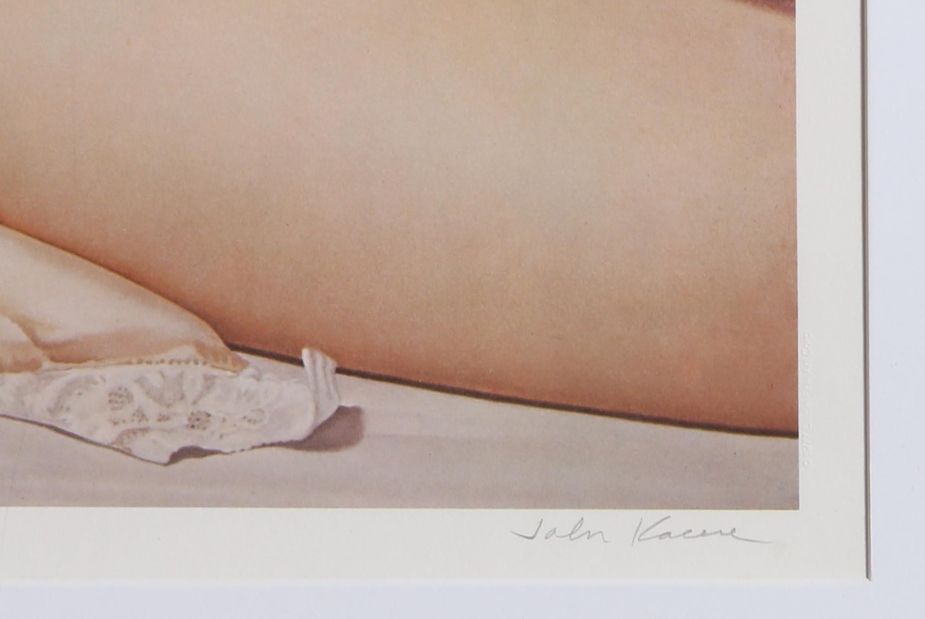 Maija, Lingerie Lithograph by John Kacere For Sale 2