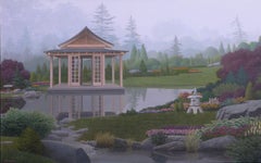 Teahouse, Painting, Acrylic on Canvas