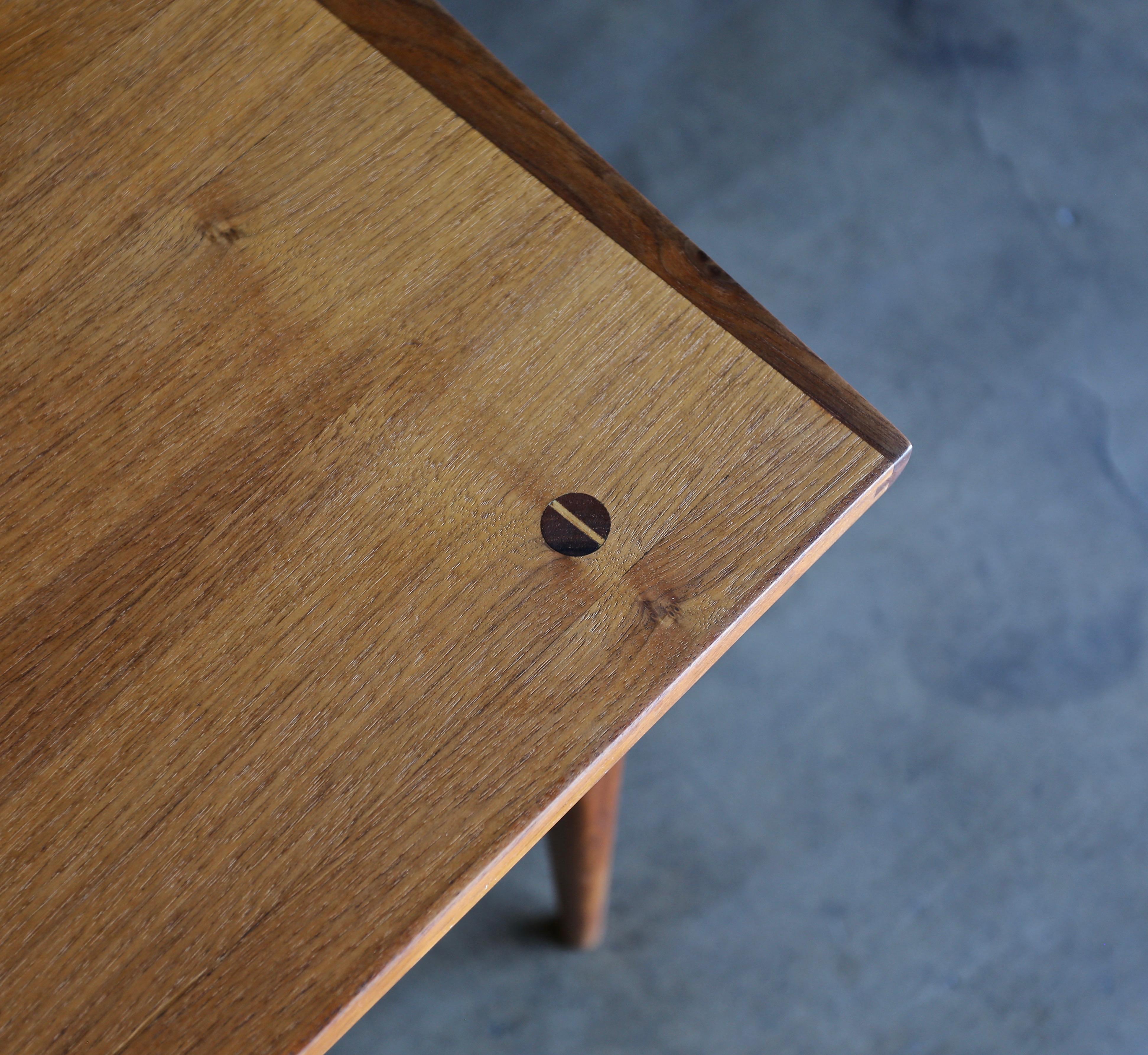 John Kapel Handcrafted Side / Entry Table, circa 1956 In Good Condition In Costa Mesa, CA