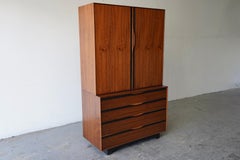 John Kapel Mid-Century-Schrank, hoher Kommodenschrank, Glenn of California