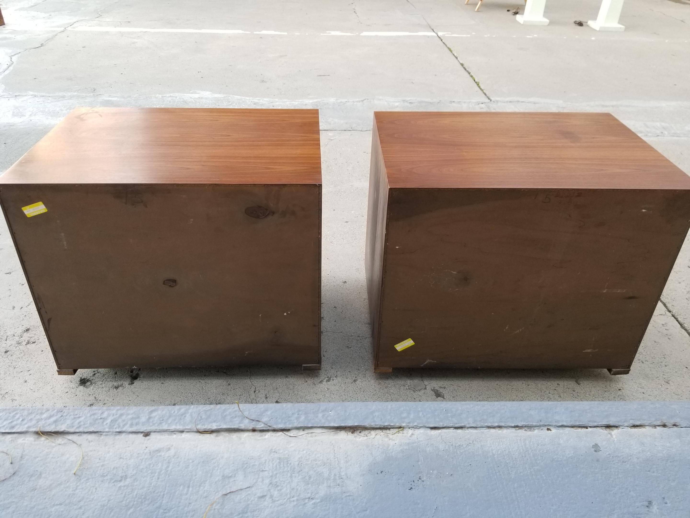John Kapel Side Tables or Cabinets, a Pair 3