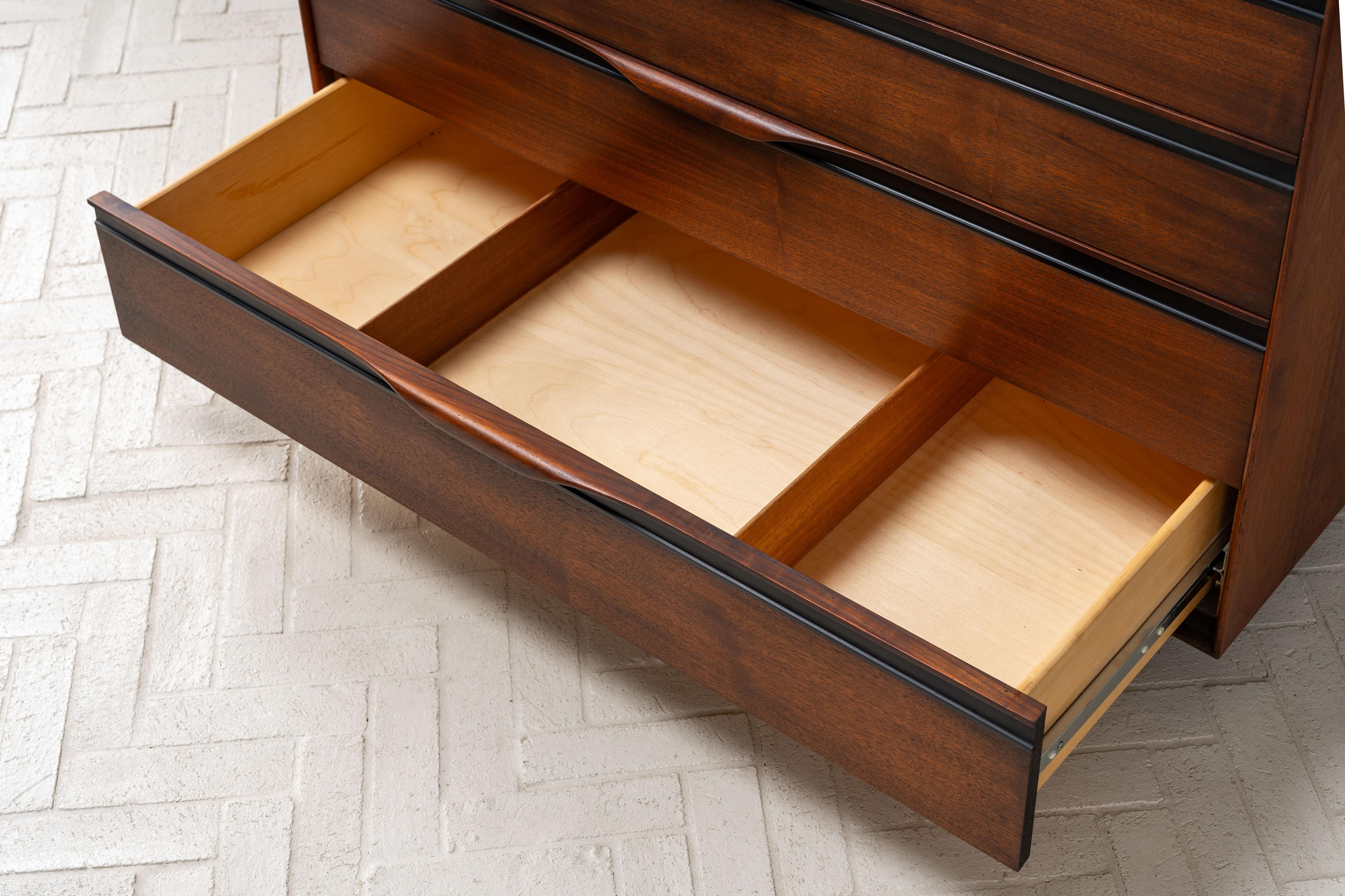 John Kapel Walnut Highboy For Sale 6