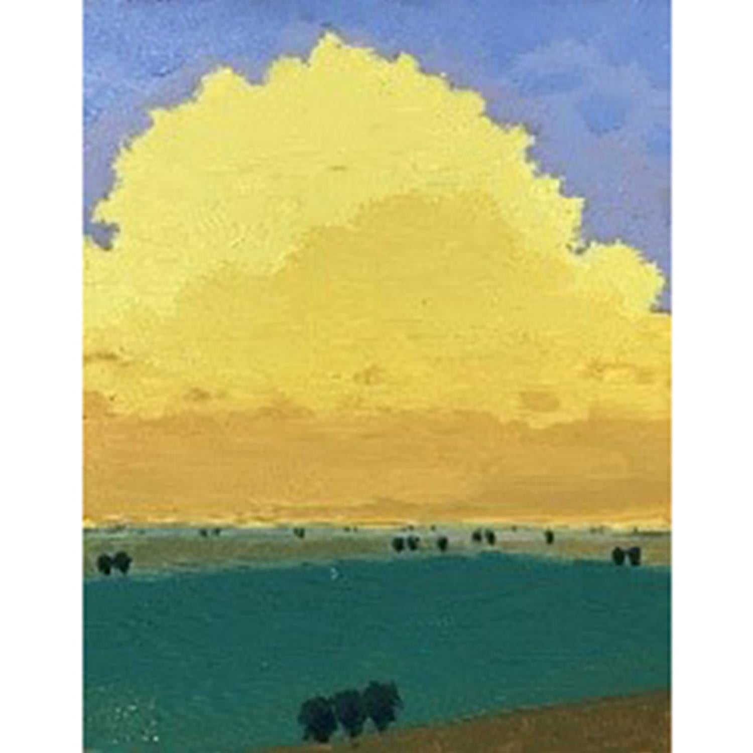 John Karl Claes Landscape Painting - Study For - Skylight
