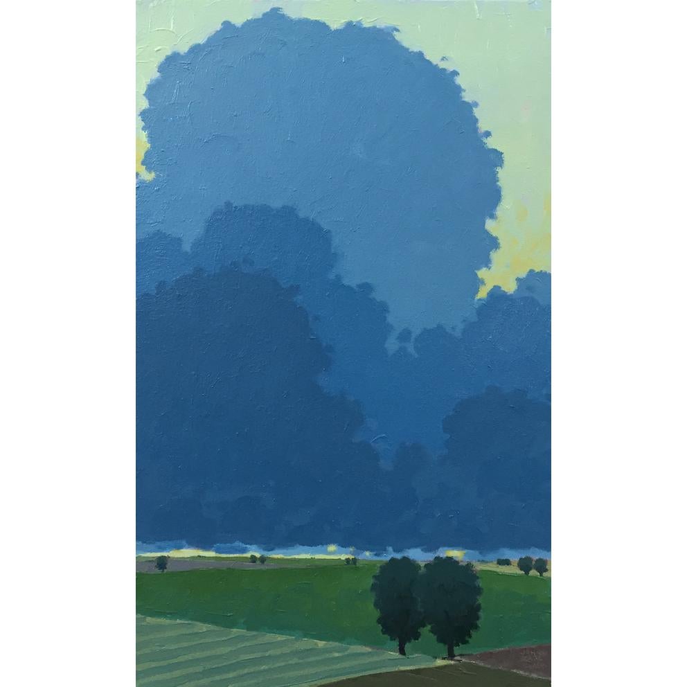 John Karl Claes Landscape Painting - Twilight Blues