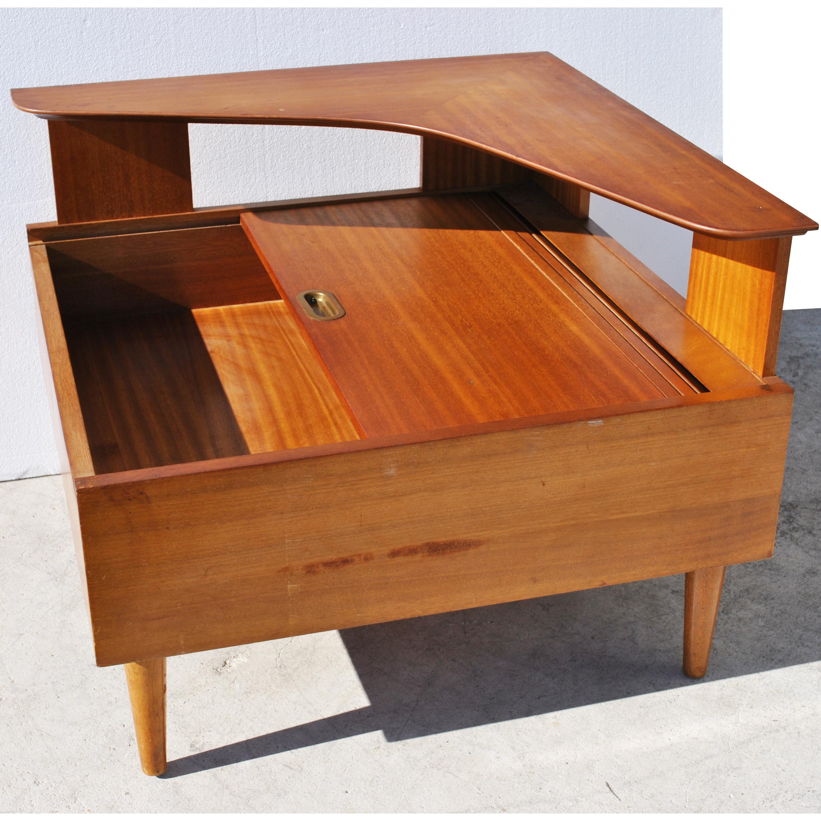 John Keal Brown Saltman Boomerang Occasional Corner Table 2