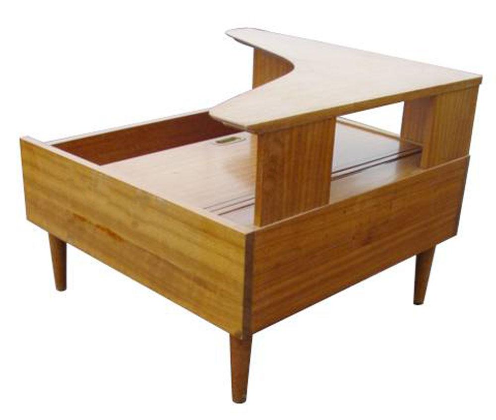 brown corner table