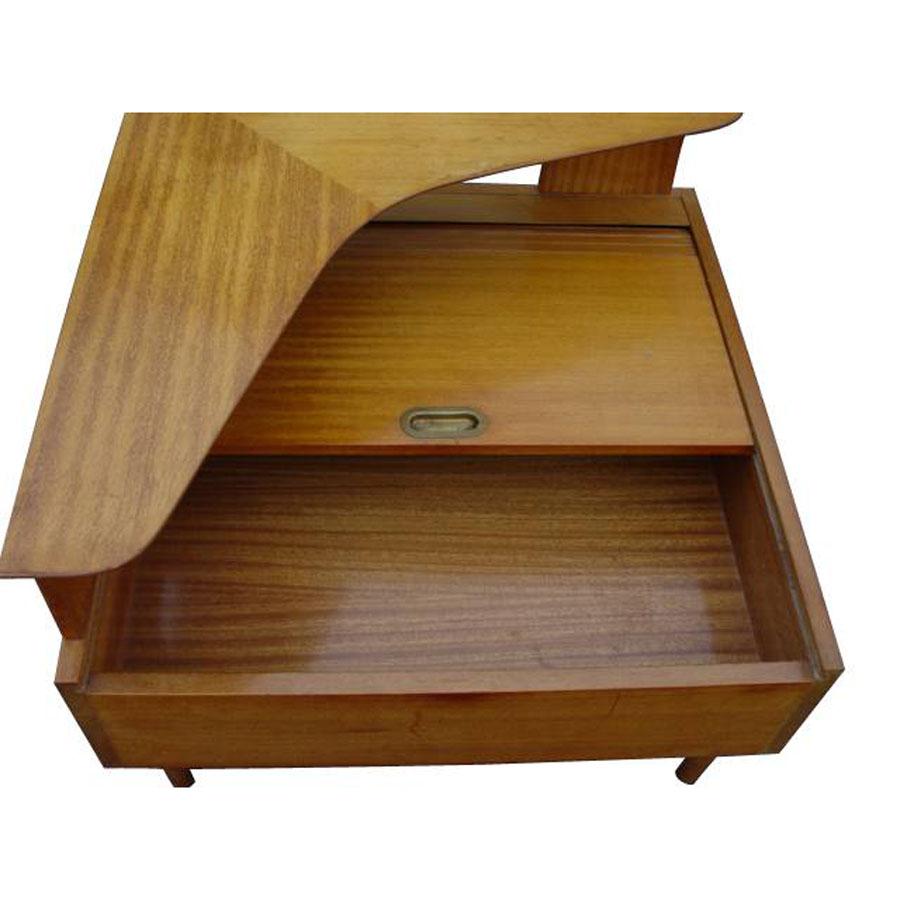 John Keal Brown Saltman Boomerang Occasional Corner Table