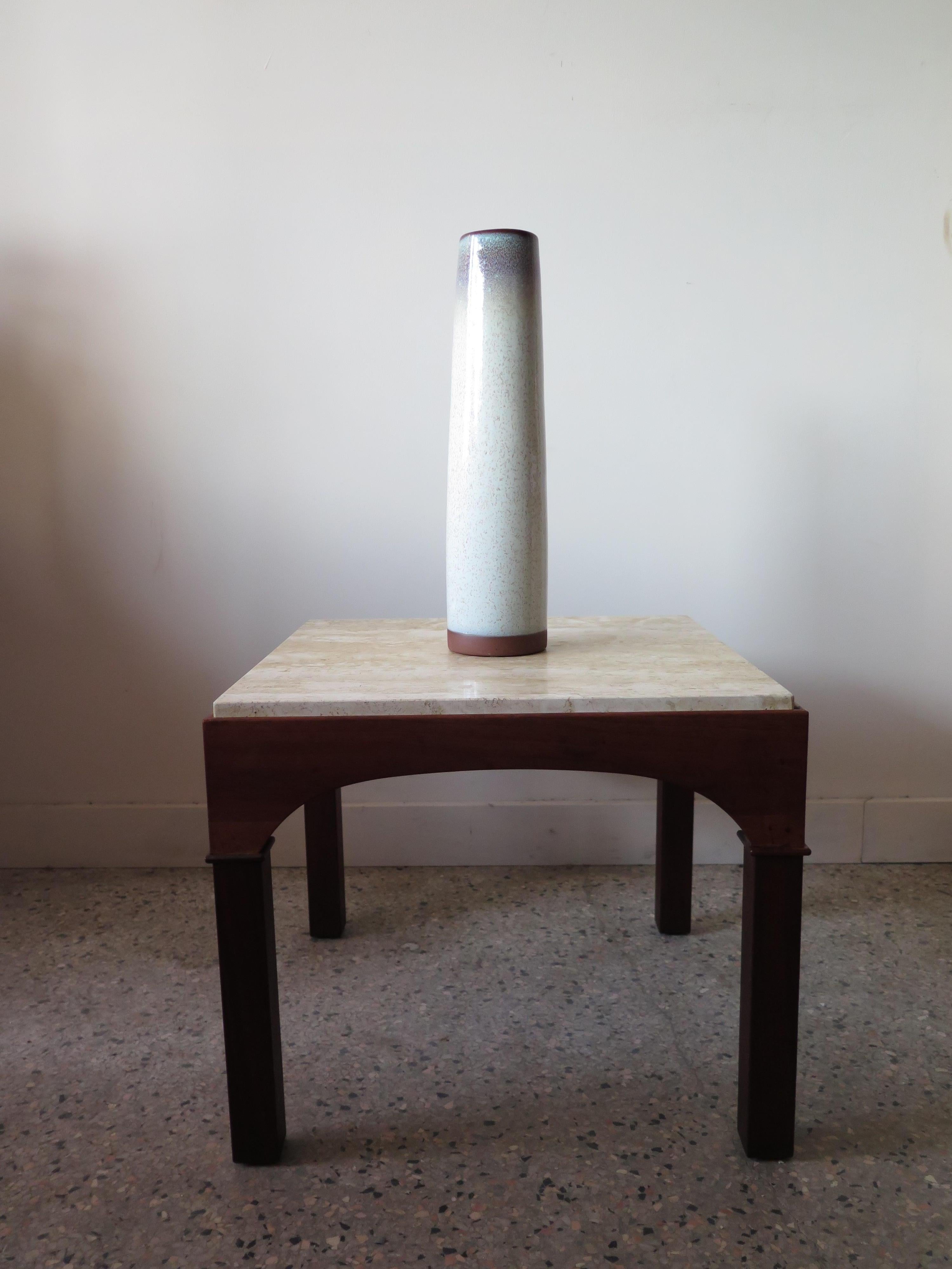 Mid-Century Modern John Keal Brown Saltman Occasional Table For Sale