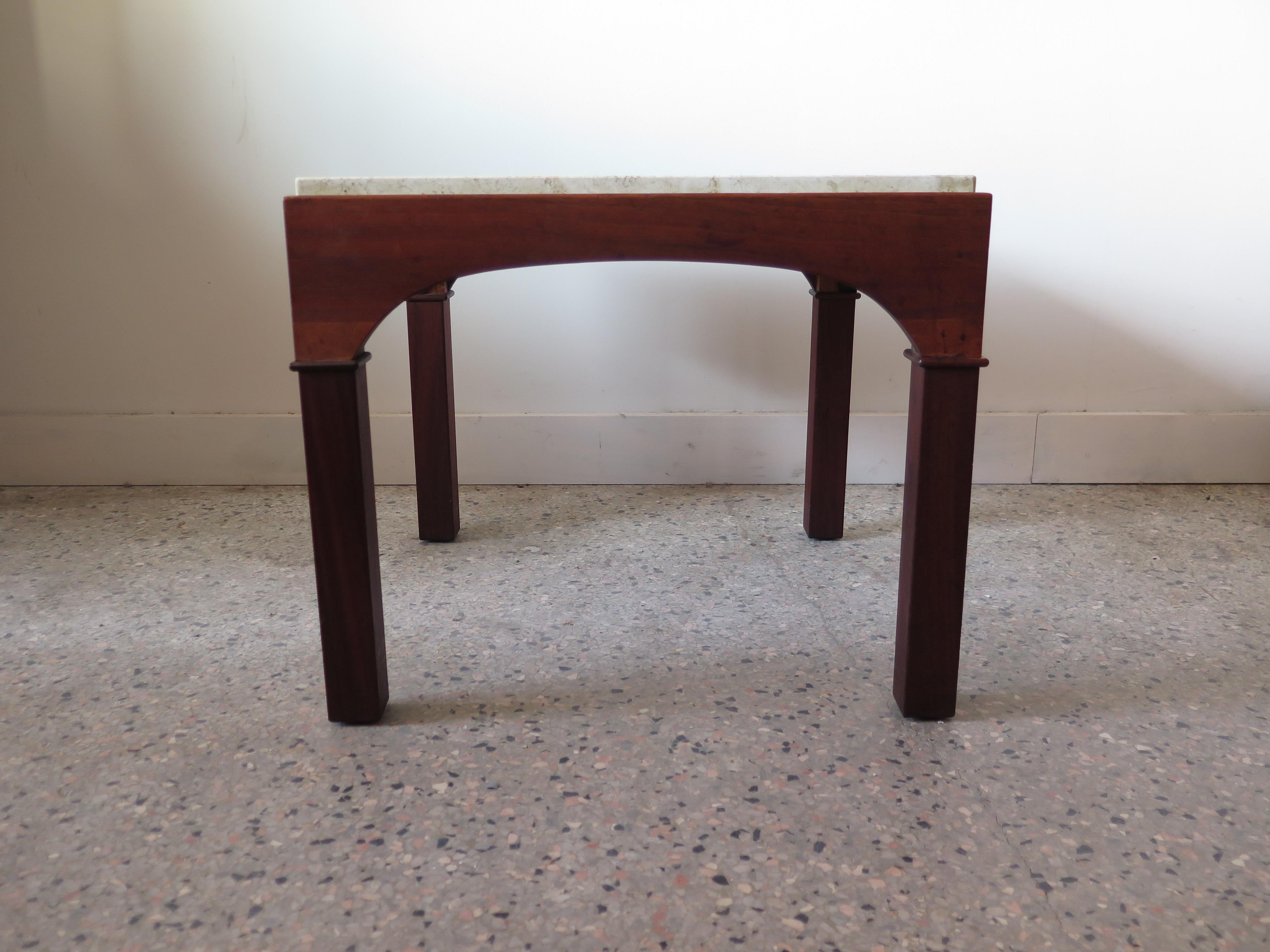 John Keal Brown Saltman Occasional Table In Good Condition For Sale In St.Petersburg, FL