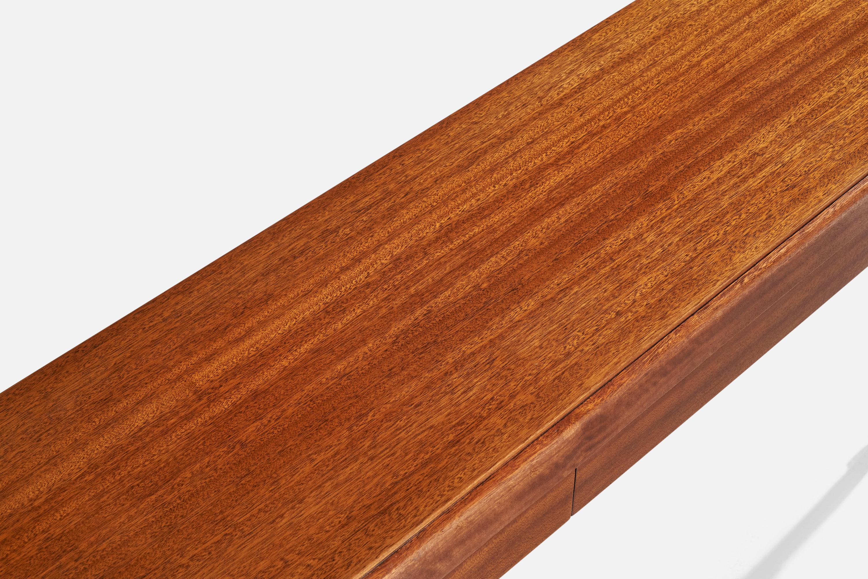 John Keal, Konsolentisch, Holz, USA, 1950er Jahre 6