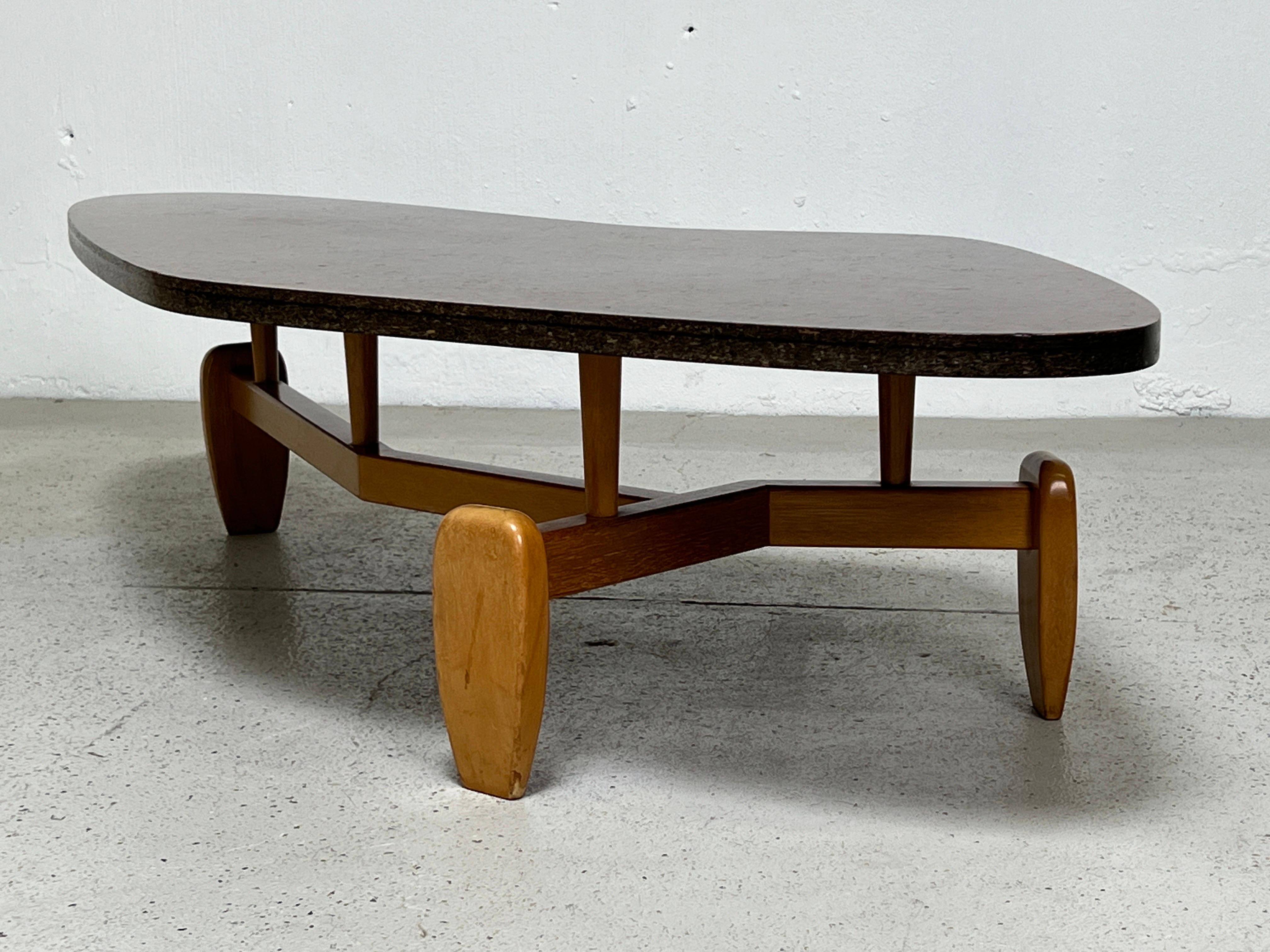 John Keal Cork Top Coffee Table for Brown Saltman 8