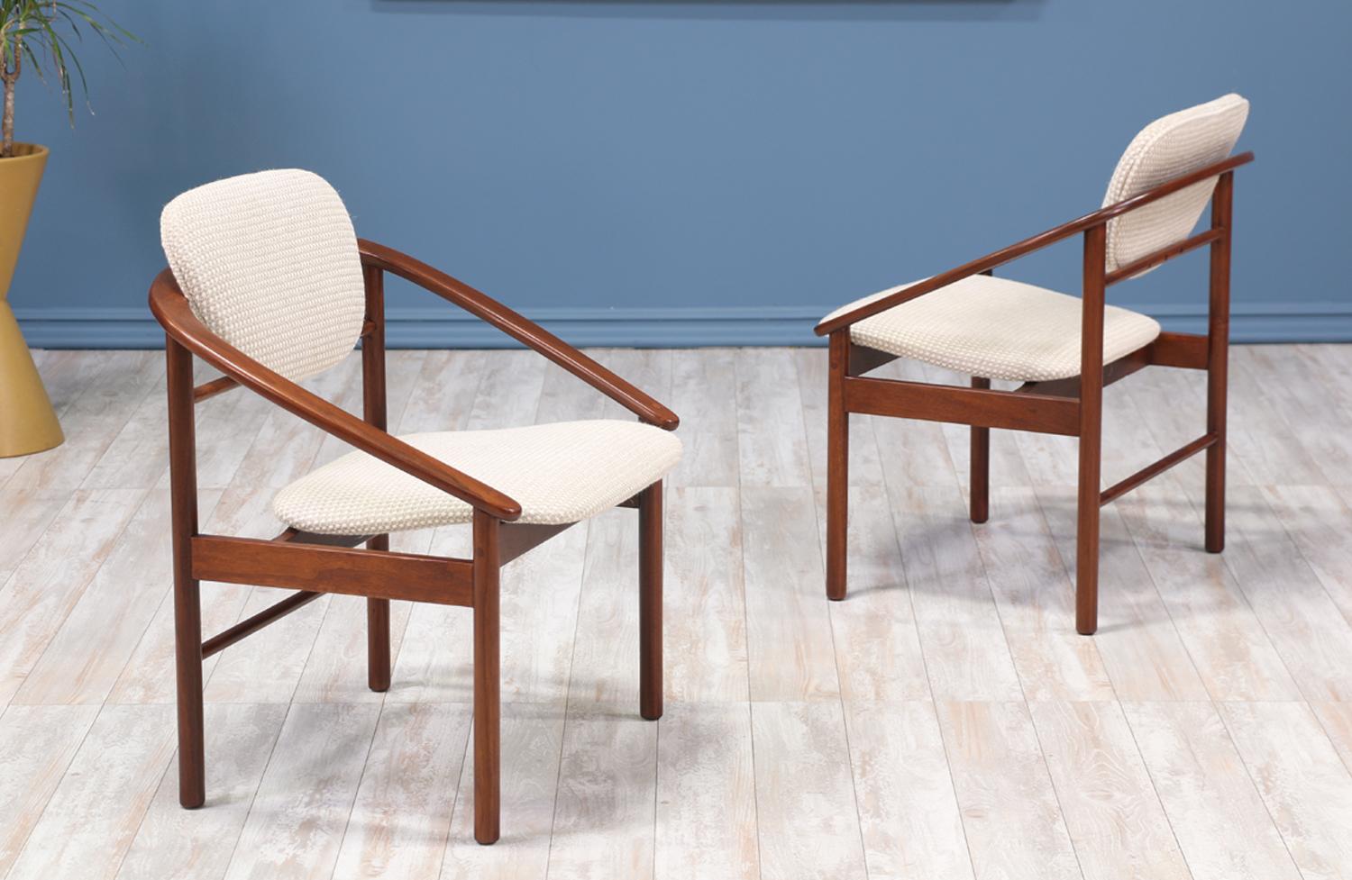 brown saltman dining chairs