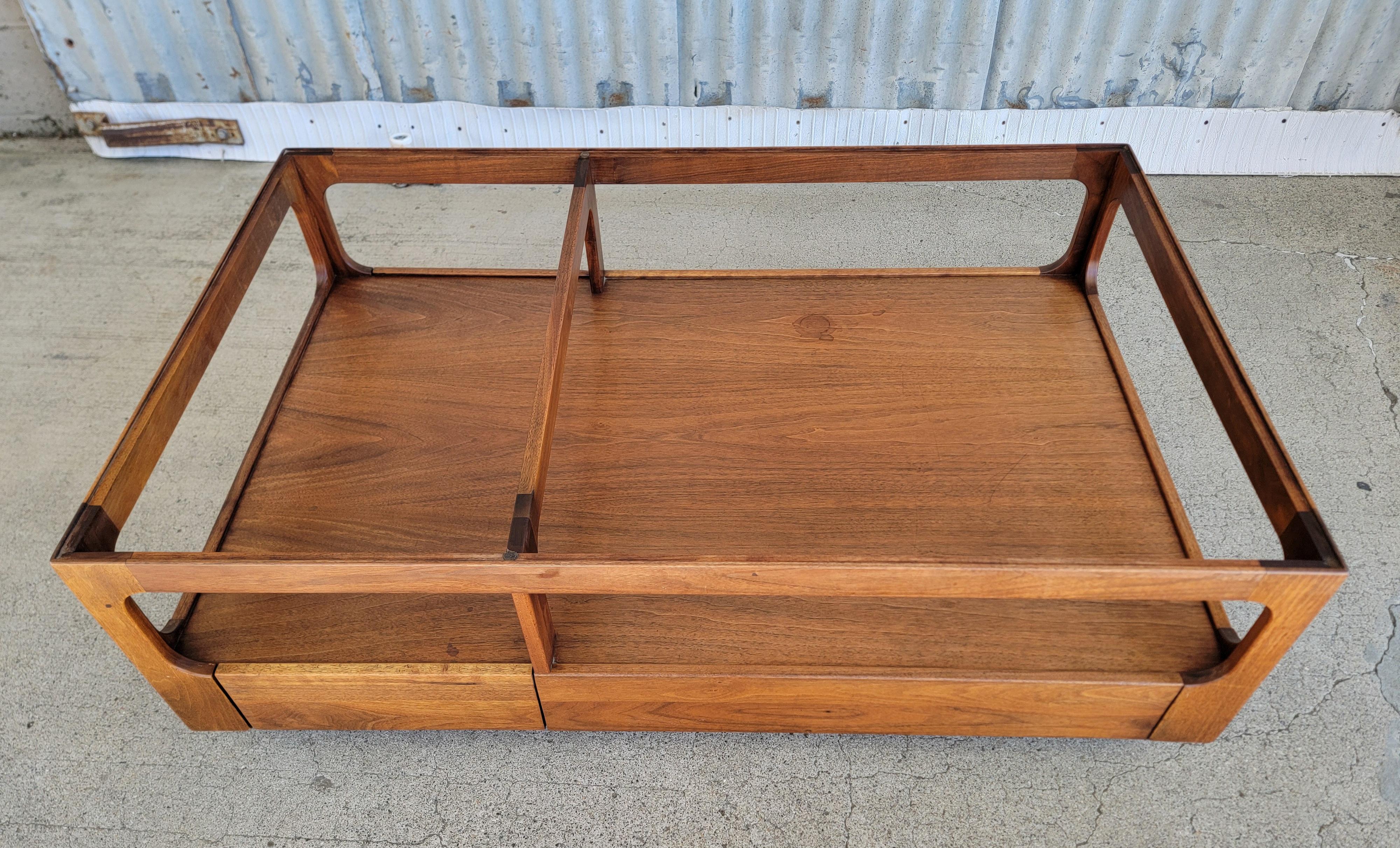 John Keal for Brown Saltman Coffee Table Solid Walnut 5
