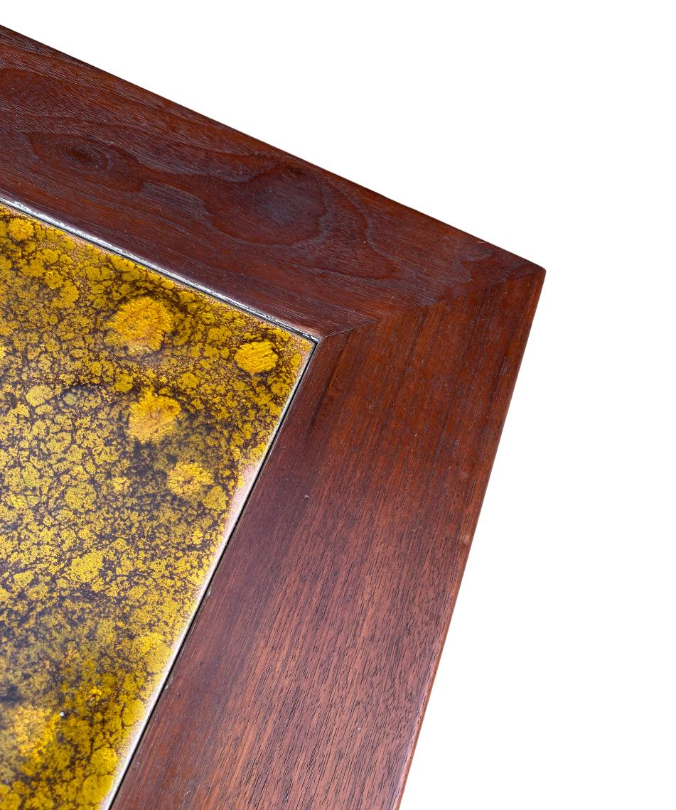 John Keal for Brown Saltman “Constellation” Walnut Side Table For Sale 6