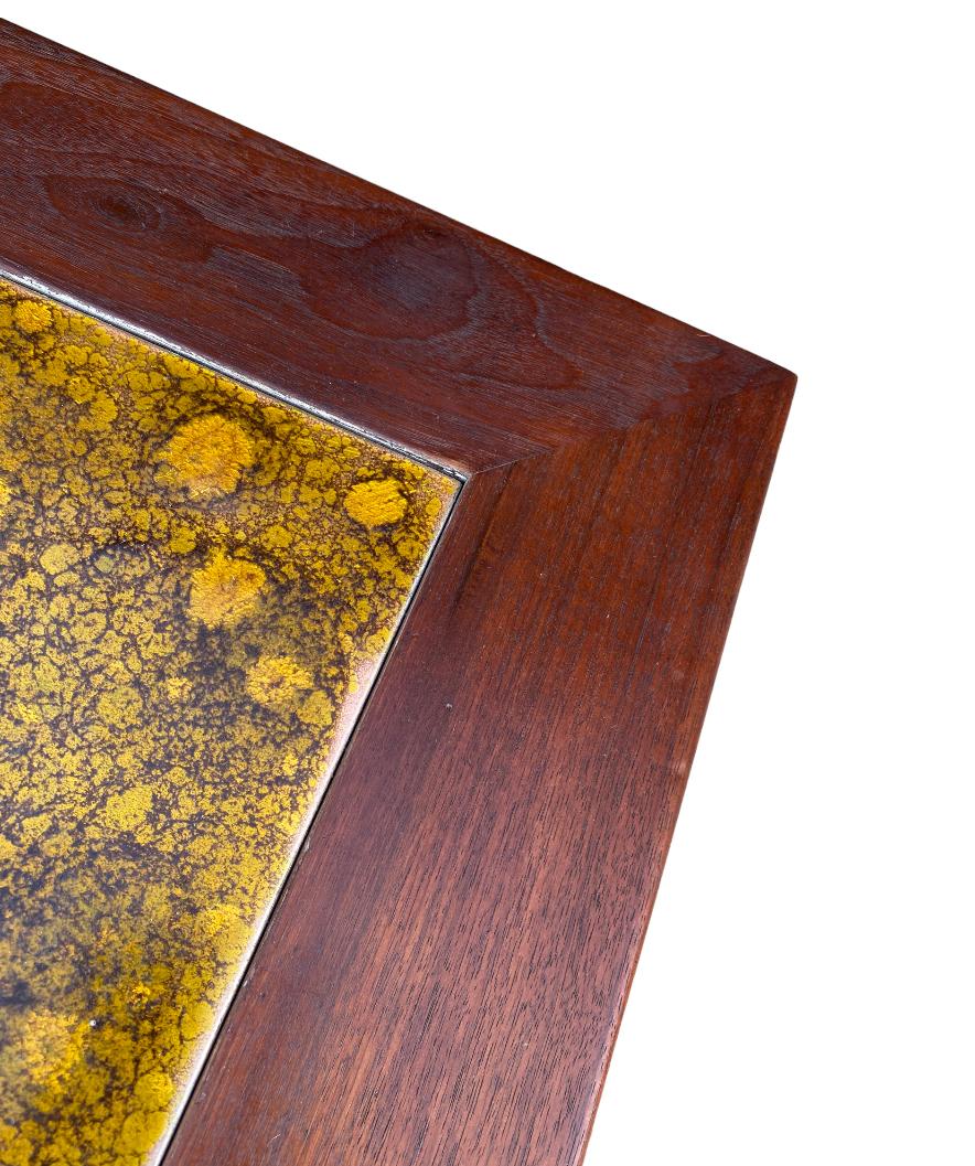 Mid-Century Modern John Keal for Brown Saltman “Constellation” Walnut Side Table For Sale
