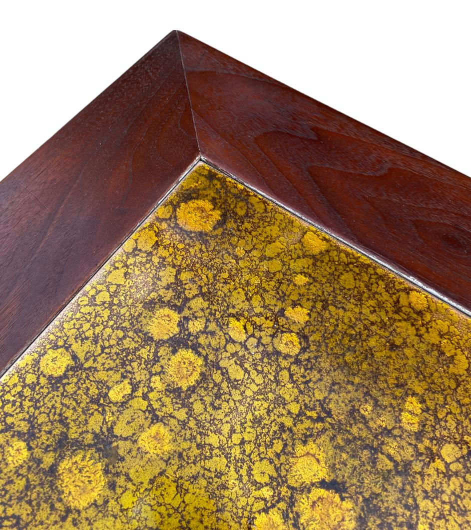 American John Keal for Brown Saltman “Constellation” Walnut Side Table For Sale