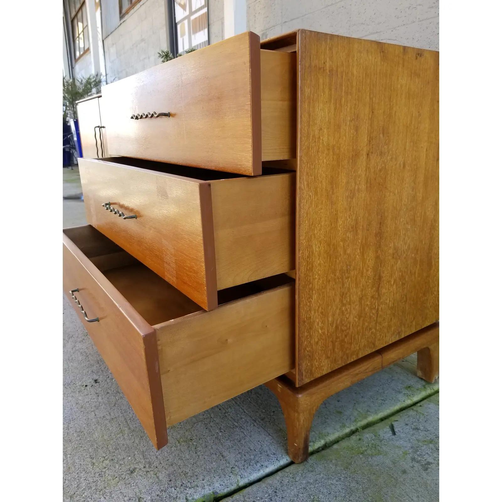 Metal John Keal for Brown Saltman Credenza