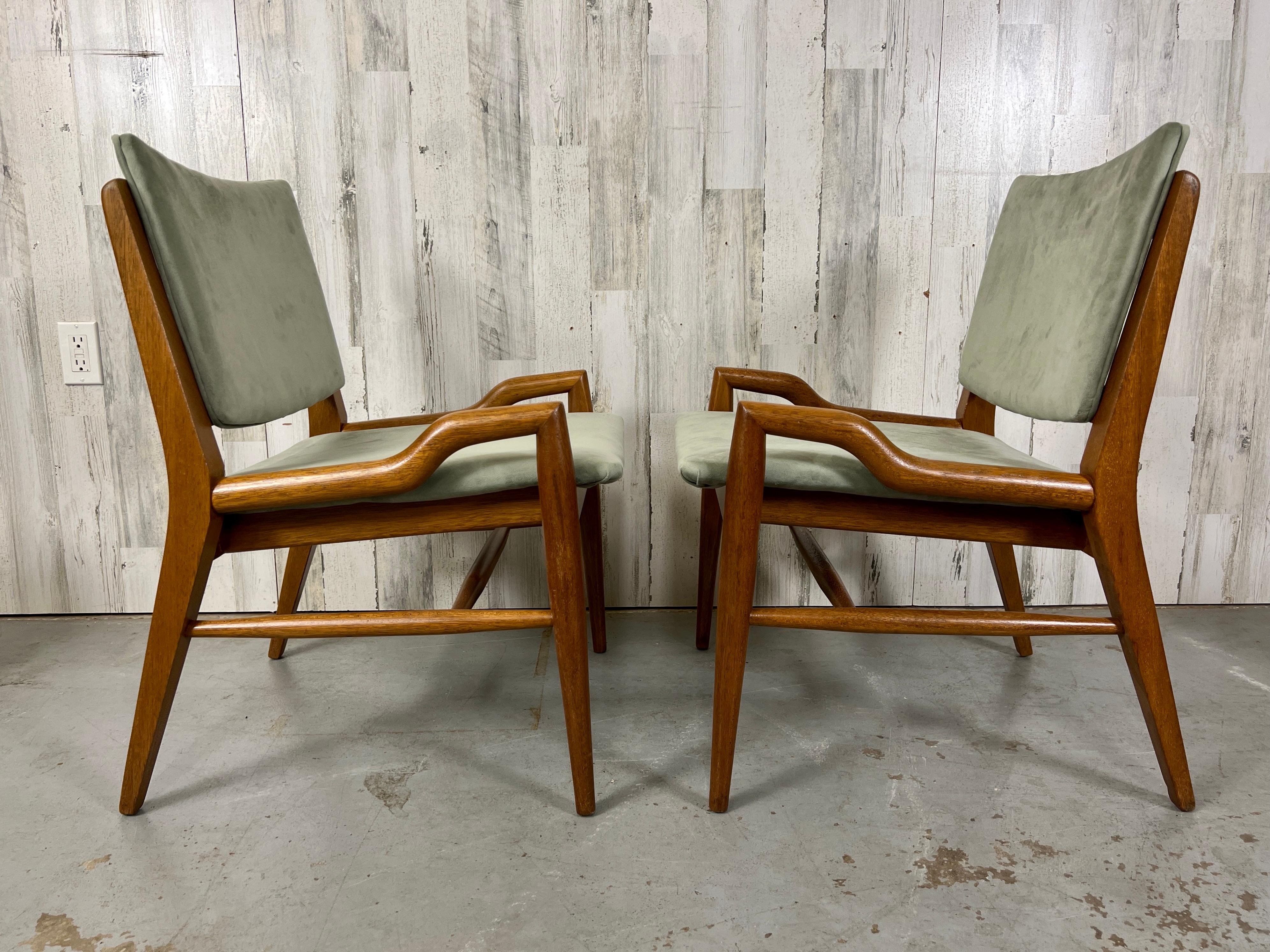 Mid-Century Modern John Keal for Brown Saltman Dining Chairs